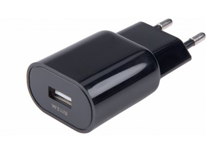 Nabíjačka USB, 100-240V, výstup 5V/2,4, 100-240V, 1xUSB (2,4A/12W), EXTOL ENERGY