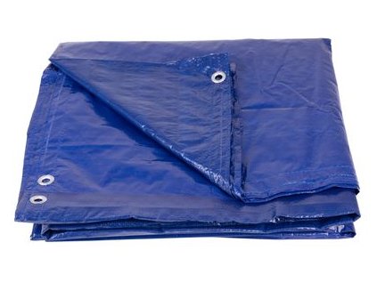 Plachta Tarpaulin Poolco 3,6 m ,120 g/m, zakrývacia, modrá, okrúhla