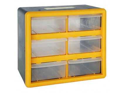 Organizér na stenu Strend Pro SBx3045-A, 06 zásuviek, 26.5x16x23.5 cm, max. 12 kg