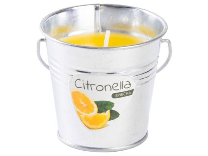 Sviečka Citronella CB143, 80 g, vedierko, 80x72 mm