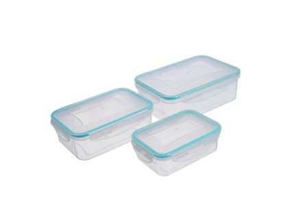 Dóza MagicHome Lunchbox set 04x3 0,50/1,00/1,50 lit, sada 3 ks, obdĺžnikové, Clip