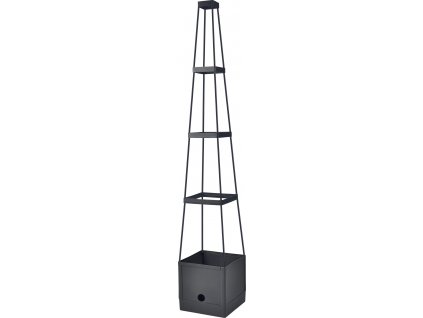 Kvetináč Strend Pro Herrison FP8018, s opornou vežou, 250x250x1050 mm