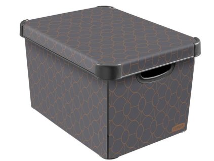 Box Curver® DECO STOCKHOLM L, Arte Deco, 40x25x30 cm