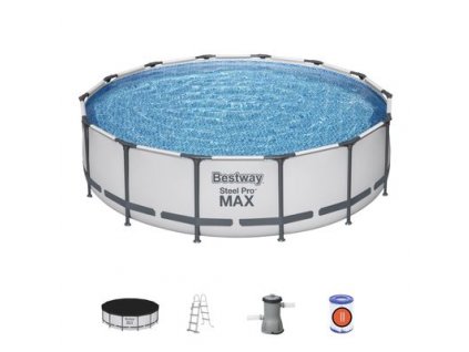 Bazén Bestway® Steel Pro MAX, 56950, filter, pumpa, rebrík, plachta, 4,27x1,07 m