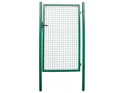 Brána Strend Pro METALTEC ECO, 1000/1600/50x50 mm, zelená, jednokrídlová, záhradná, ZN+PVC, RAL6005