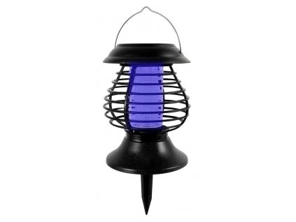 Lampa solárna MOKI 58, proti hmyzu a komárom, UV LED, 13x31 cm