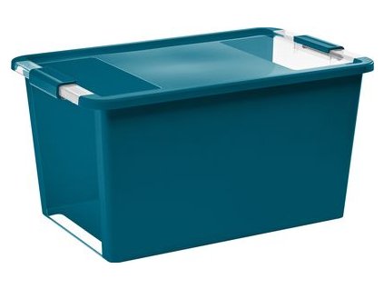 Box s vekom KIS Bi-Box L, 40L, tyrkysový, 35x55x28 cm