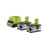 Ryobi RC18120-240 sada 2x 18 V lithium iontová baterie 4 Ah s nabíječkou RC18120 ONE+