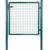 Brána Strend Pro METALTEC ECO 2, 1000/1000/50x50 mm, okrúhly rám, zelená, jednokrídlová, záhradná, ZN+PVC, RAL6005