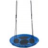 Hojdačka Strend Pro, detská, okrúhla, hojdací kruh, modrá, 100 cm, max 150 kg, bocianie hniezdo