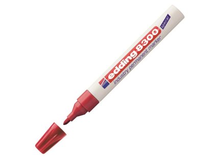 Priemyselný permanentný popisovač edding 8300 červený