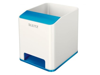 Stojan na perá hudobný Leitz WOW metalický modrý