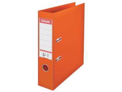 Zakladač pákový Esselte No.1 celoplastový 7,5cm oranžový