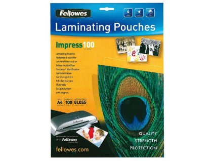 Laminovacie fólie Fellowes 216x303 A4 100mic
