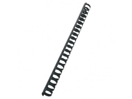 Plastové hrebene GBC 21R 19mm čierne