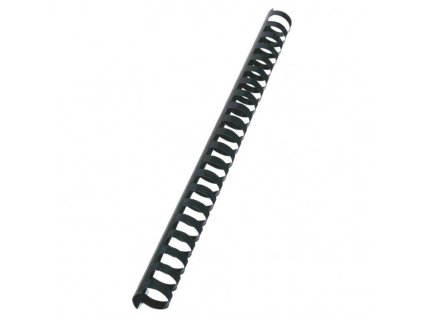 Plastové hrebene GBC 21R 22mm čierne