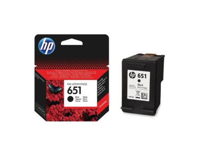Atramentová náplň HP C2P10AE HP 651 pre DeskJet Ink Advantage 5575/5645/OJ 202/252 black (600 str.)