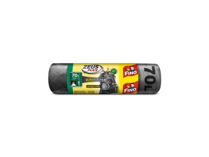 Vrecia zaťahovacie FINO Zeus FLEX 70 ℓ, 35 mic., 55 x 85 cm, strieborné (8 ks)