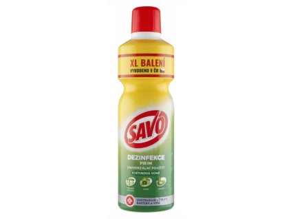 Savo PRIM dezinfekčný prostriedok s kvetinovou vôňou 1,2l