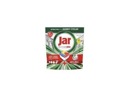 JAR tablety do umývačky riadu Platinum All in One Lemon 63 ks