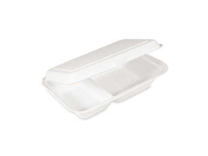 Menu box 2-dielny BIO cukrová trstina 250 x 162 x 63 mm (50 ks)
