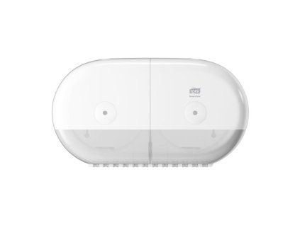 Zásobník Tork SmartOne® mini dvojitý na toaletný papier v kotúči, biely