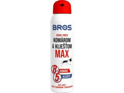 BROS sprej proti kliešťom a komárom MAX 90 ml