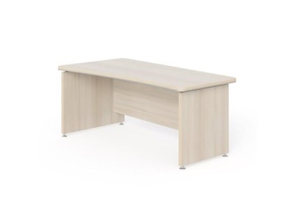 Pracovný stôl Lenza Wels, zúžený vpravo, 180x76,2x94,8/78cm, agát svetlý