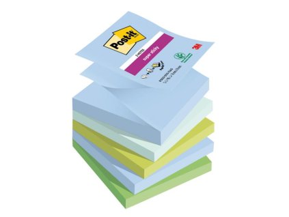 Z-bločky Post-it Super Sticky OASIS, veľkosť 76x76 mm, 5 bločkov po 90 lístkov