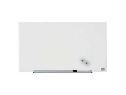Sklenená tabuľa Nobo Diamond biela 677x381 mm