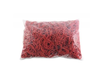 Gumičky Office Products 30mm 1kg červené