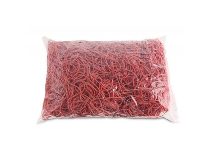 Gumičky Office Products 50mm 1kg červené