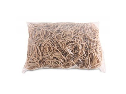 Gumičky Office Products 50mm 1kg prírodná farba