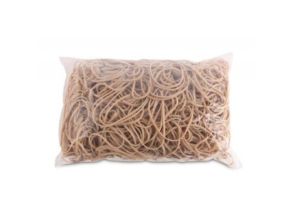 Gumičky Office Products 80mm 1kg prírodná farba
