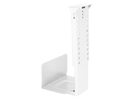 Závesný nosič PC Rack, 20-30x39-59x24 cm (šxvxh), biela