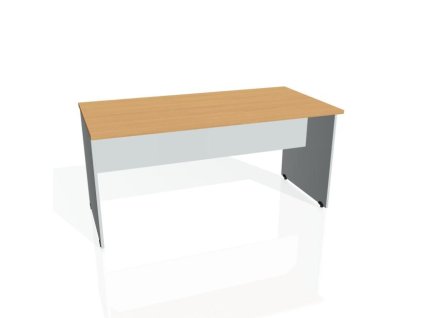 Rokovací stôl Gate, 160x75,5x80 cm, buk/sivá