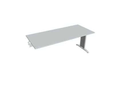 Rokovací stôl Flex, 180x75,5x80 cm, sivý/kov