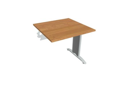 Rokovací stôl Flex, 80x75,5x80 cm, jelša/kov