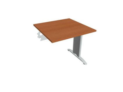 Rokovací stôl Flex, 80x75,5x80 cm, čerešňa/kov