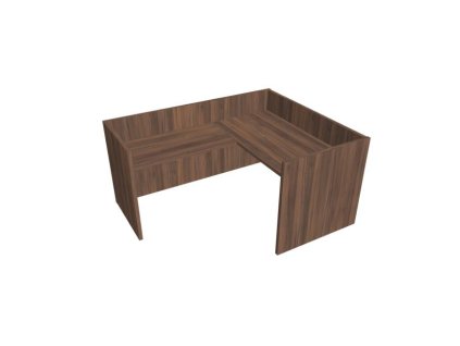 Recepčný pult ASSIST 160 rohový ľavý, 167 x 204 x 74 (100) cm, orech