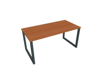 Rokovací stôl UNI O, 160x75,5x80 cm, čerešňa/čierna