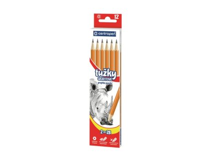 Ceruzka grafitová CENTROPEN 9510/1 č.2 , 12ks