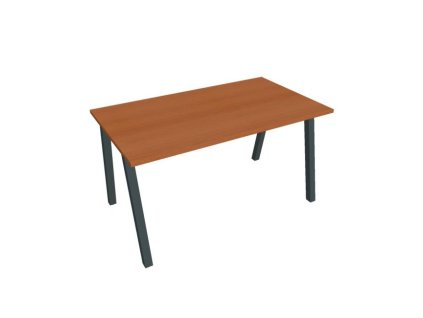 Rokovací stôl UNI A, 140x75,5x80 cm, čerešňa/čierna