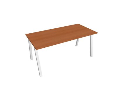 Rokovací stôl UNI A, 160x75,5x80 cm, čerešňa/biela
