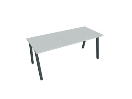 Rokovací stôl UNI A, 180x75,5x80 cm, sivá/čierna