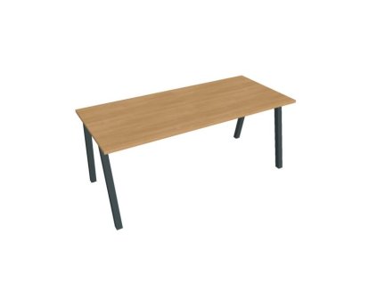 Rokovací stôl UNI A, 180x75,5x80 cm, dub/čierna