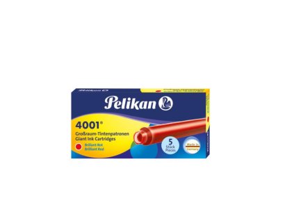 Bombičky Pelikan 5ks veľké červené