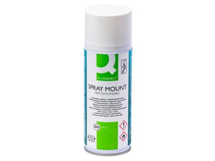 Lepidlo v spreji Q-CONNECT Quick Mount 400ml nepermanentné