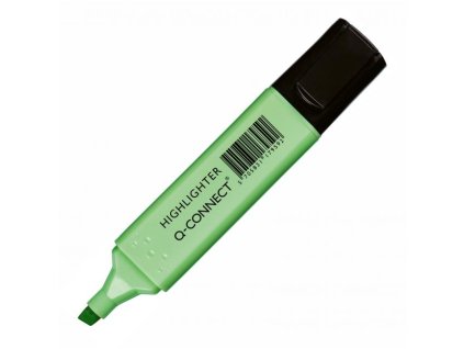 Zvýrazňovač Q-CONNECT pastel zelený