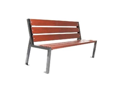 Lavička Verona s operadlom, v. 90 x š. 162 x h. 50 cm